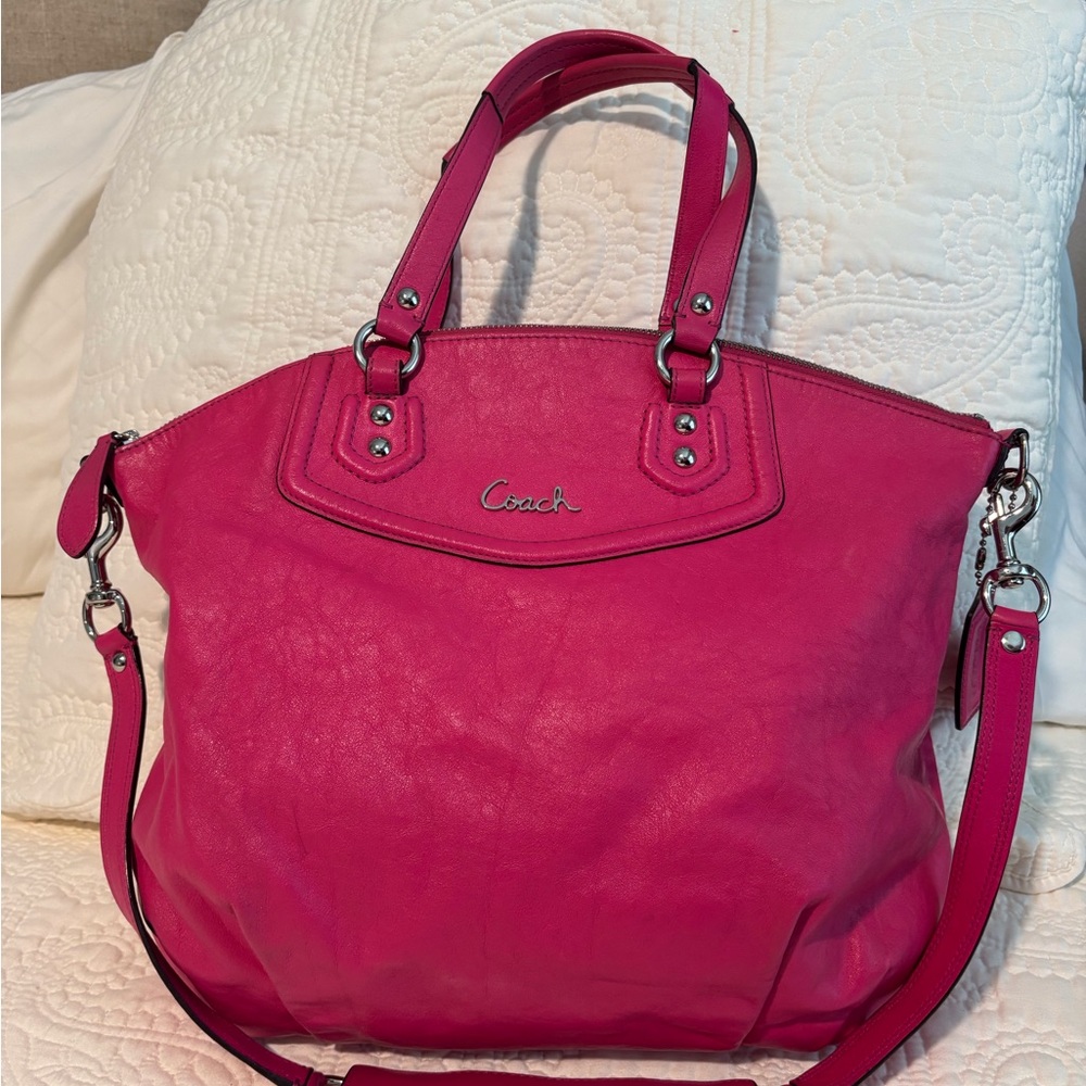Coach Pink Tote Bag